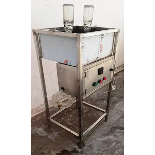 Semi Automatic Glass Bottle Rinsing Machine