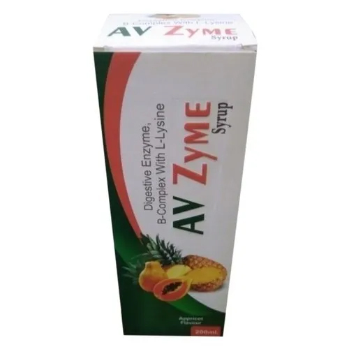 Digestive Enzyme B Complex L Lysine Syrup General Medicines