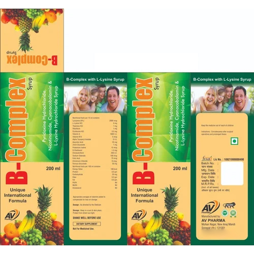 Vitamin B Complex Syrup General Medicines