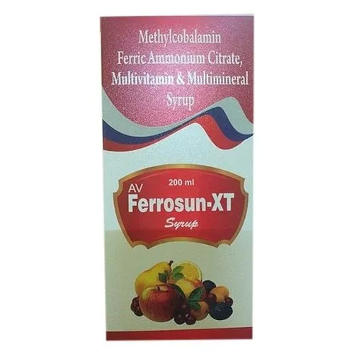 Methylcobalamin Ferric Ammonium Citrate Multivitamin Multiminral Syrup General Medicines