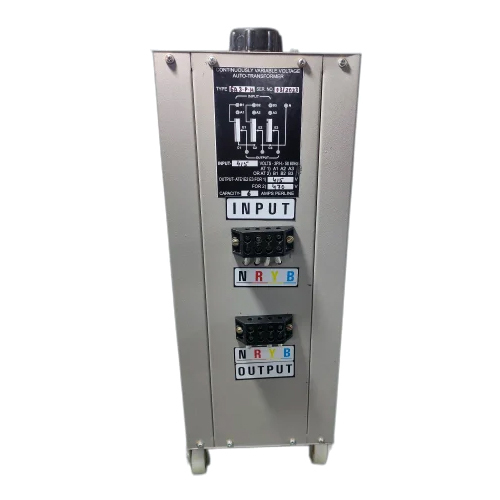 12A 3 Phase Close Type Variac Application: Industrial