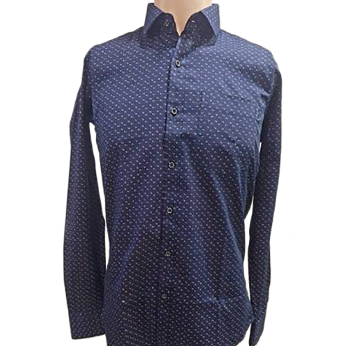 Print Neavy Blue Cotton Shirt at Best Price in Mumbai | Authentic Clothing