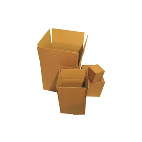 Brown Corrugated Packaging Boxes - Laminated Material, Different Sizes Available | Glossy Lamination, Embossed Surface, Warranty Included