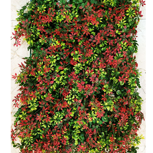 40 x 60cm Indoor Multi Color Leaf Artificial Grass - Plastic, 40x60cm, Synthetic Green Leaf Variations | Durable, Eco-Friendly, Ideal for Ceremony and Home Decoration