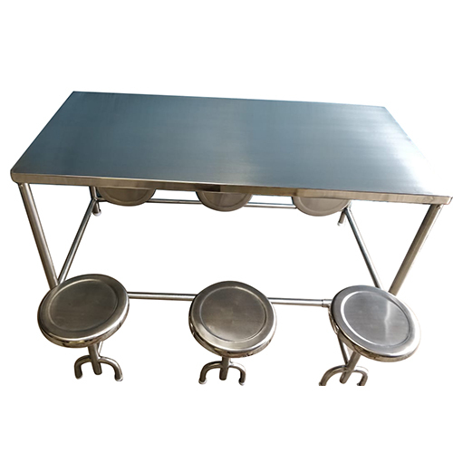 Stainless Steel Canteen Table and Chair