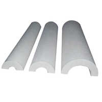 Eps Thermocol Pipe Section - Foam Form, Round Size, White Color, Density 16-23 | Designed For Effective Insulation Applications