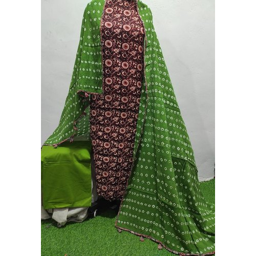 Ethnic Ajrakh Print Suit Material