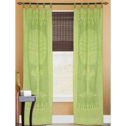 Applique Cut Work Door Curtain