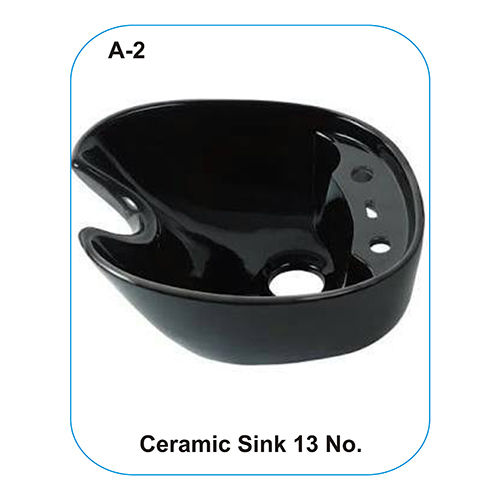 Black Hair Wash Ceramic Sink