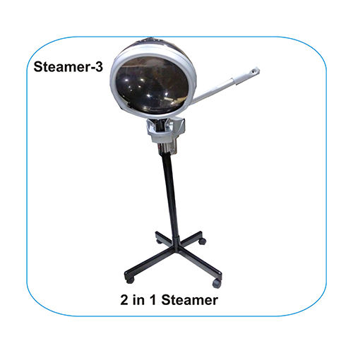 Black 2 In 1 Facial Steamer