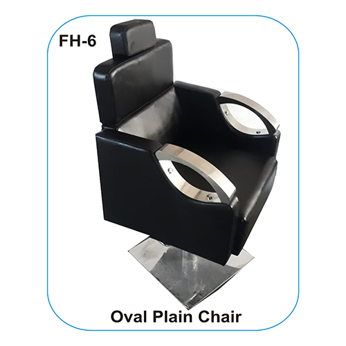 Oval Plain Design Salon Chair