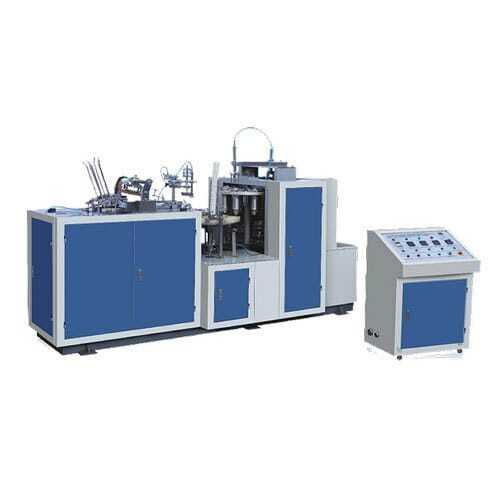 Semi Automatic Paper Cup Making Machine - Color: Blue