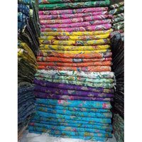 Bird Print Kantha Work Bedsheets