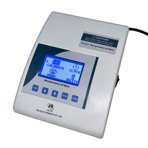 Microprocessor pH-Temperature-mV Meter with Graphical Display