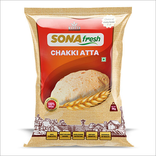 White 5Kg Sona Fresh Chakki Atta