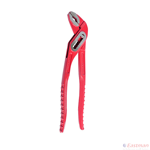 E-2030A Water Pump Plier - Selected Alloy Steel, 10/250mm , Ergonomic Pink Handles, Self-Locking Grips, Precision Machined Jaws, Quick Button Adjustment