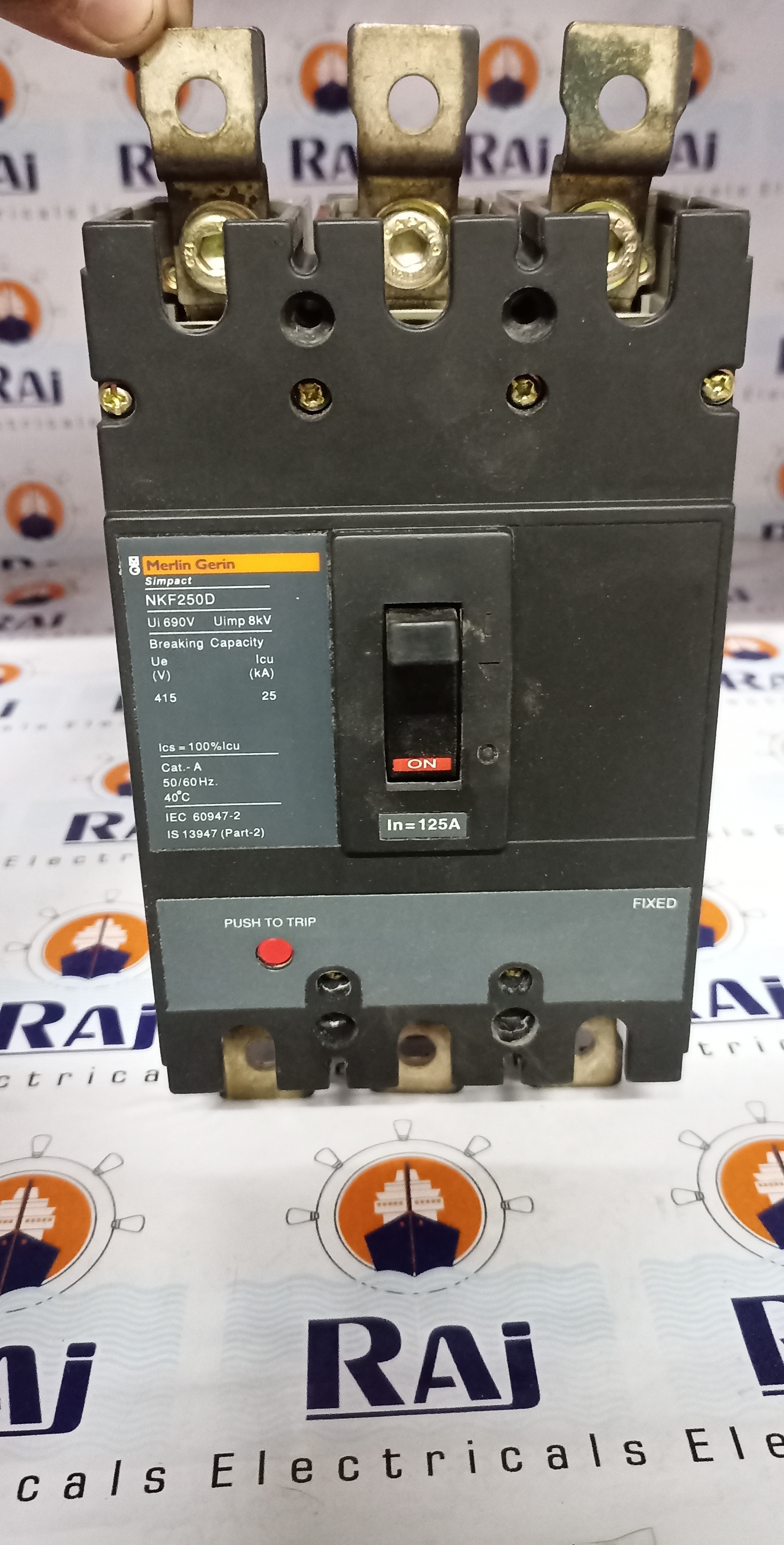 MERLIN GERIN (NKF250D) 125A 3P MCCB