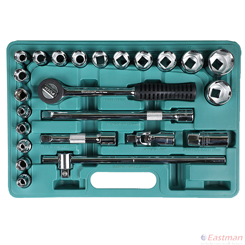 Silver E-624-Bm 3-4 Square Drive Flat Bit Sockets
