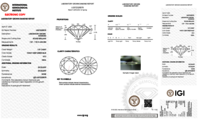 Round 1.87ct FANCY DEEP GREEN BLUE VS2 IGI Certified CVD Lab Grown Diamond