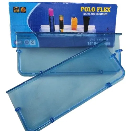 Polo Flex 14 Inch ABS Unbreakable Bathroom Shelf
