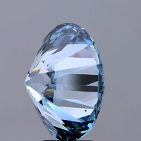 Round 6.06ct INTENSEBLUE VS1 CVD Certified Lab Grown Diamond 560225104 EC6977