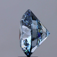 Round 6.06ct INTENSEBLUE VS1 CVD Certified Lab Grown Diamond 560225104 EC6977