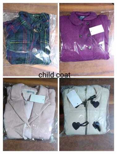 Imported Second Hand Use Child Over Coat