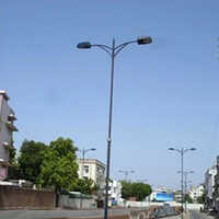 Dual-Arm Street Light Pole