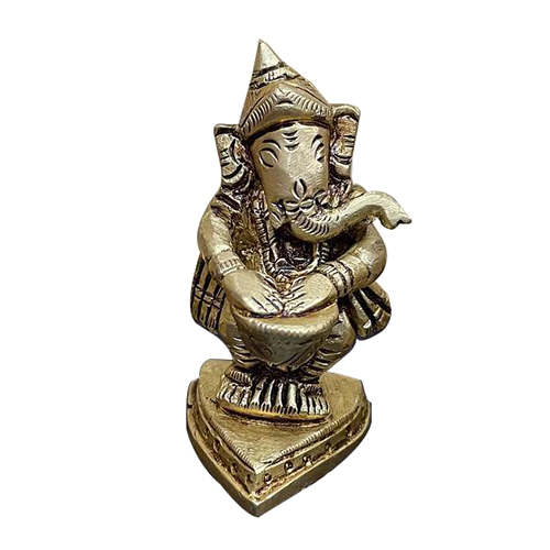 Brass Ganesha Murti