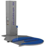 M Type Pallet Wrapping Machine - Mild Steel, 700kg Weight, 415v Automatic | Grey-blue Finish, Wraps Up To 20 Pallets Per Hour, 1-year Warranty