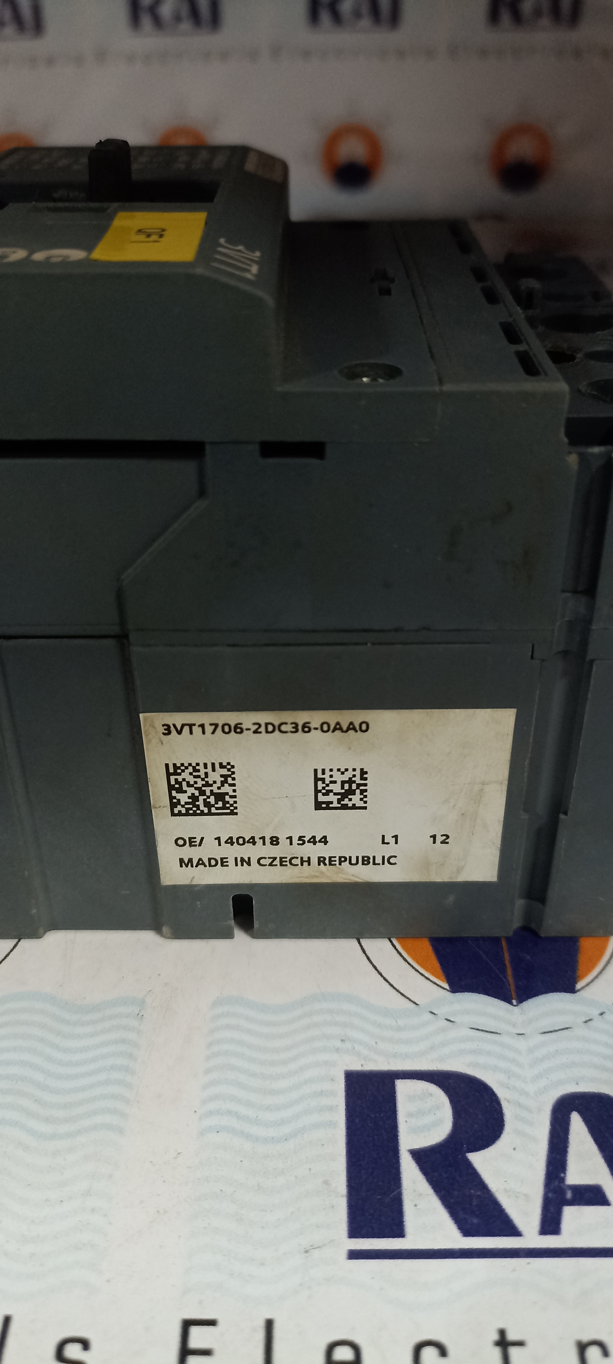 SIEMENS (3VT1) 63A 3P MCCB