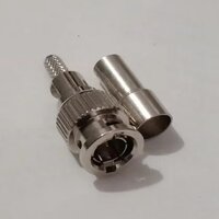 Mini Bnc M Bt 3002 Cable Connector - Brass Construction, Dc To 4ghz Frequency, Ideal For Industrial Applications | Durable Metal Design