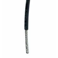 Rg 58 Coaxial Cable - Copper, Medium Voltage, Black Etfe Jacket, Round Conductor, Silver Connectors | Moisture Proof, Flame Resistant, Highly Durable
