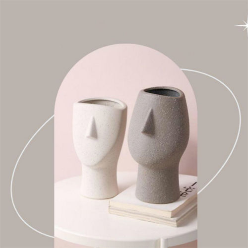 Face Shape Vases