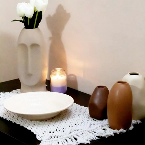 Handicrafts Face Shape Ceramic Vases