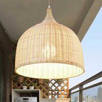 Bamboo Pendant Lampshade - Color: As Per Availability