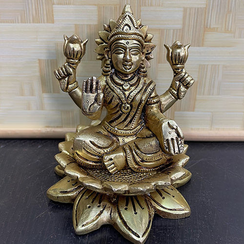 Brass Laxmi Statue