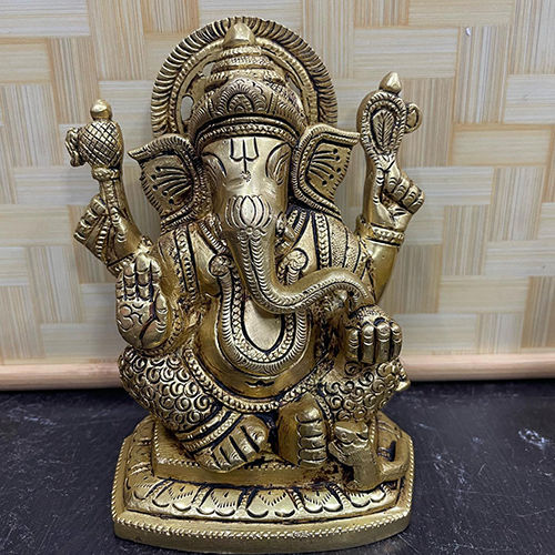 Brass Ganesh Murti