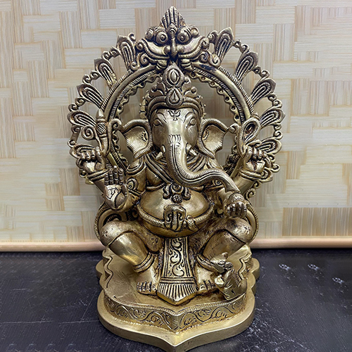 Brass Handmade Ganesh Murti