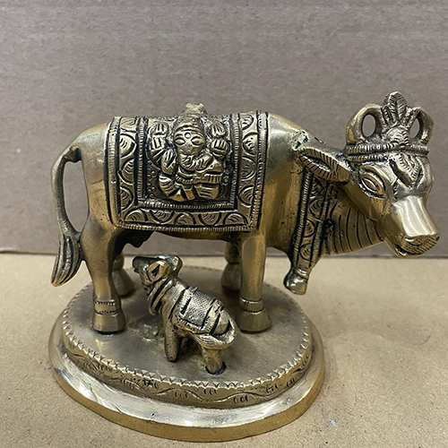 Brass Nandi Statue
