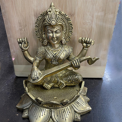 Sarswati Maa Brass Murti