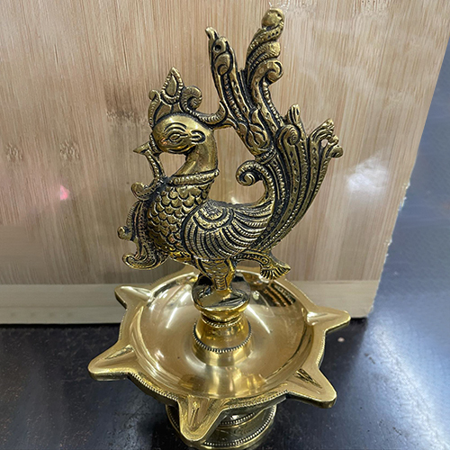 Brass Designer Annapakshi Oil Lamp