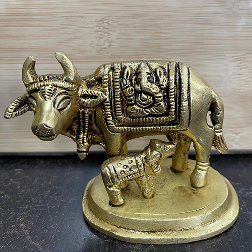 Gold Plated Decor Brass Murti