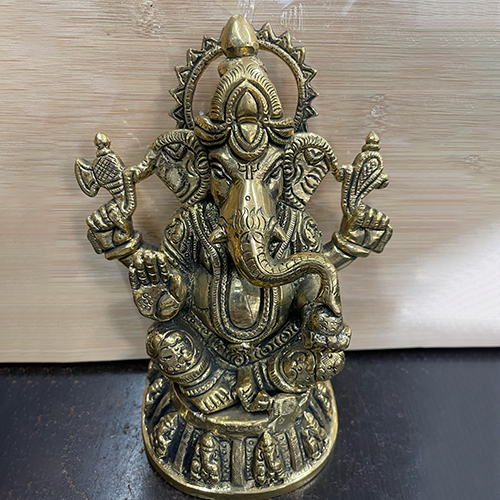 Gold Plated Brass Murti