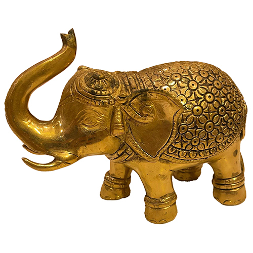 Gossy Elephant Brass Murti