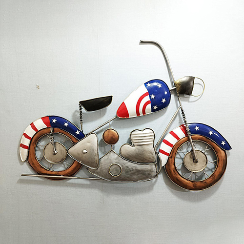 Wall Decor Bike Showpiece
