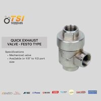 Quick Exhaust Valve - Application: Pneumatic Systems