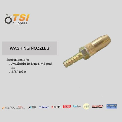 Washing Nozzle - Color: Silver