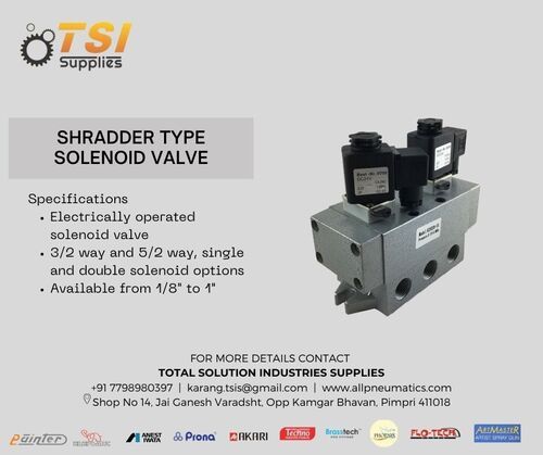 SHRADDER TYPE SOLENOID VALVE