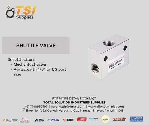 SHUTTLE VALVE